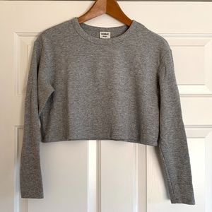 Sunday Best HAVISHAM T-Shirt, Long Sleeve Crop Top